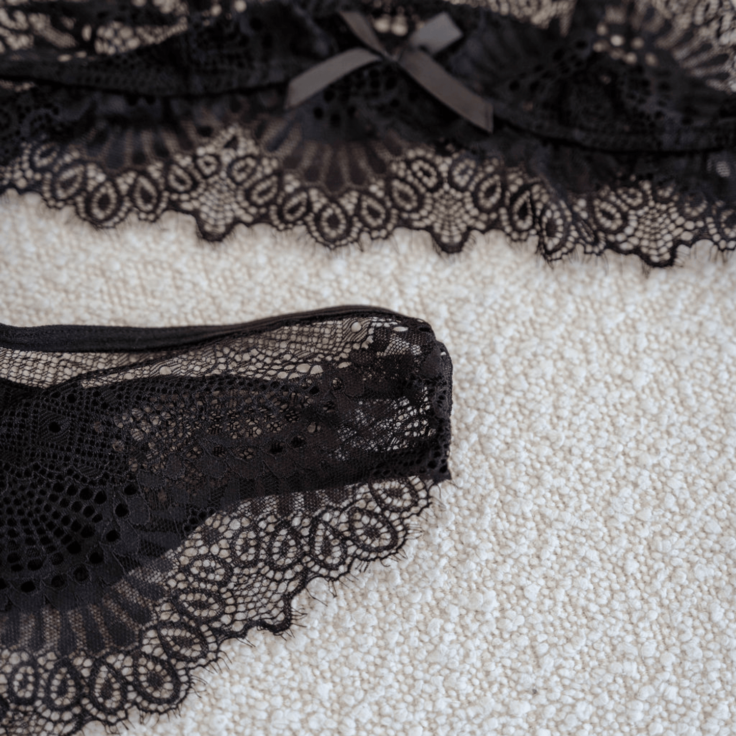 Lacy Black 2 piece