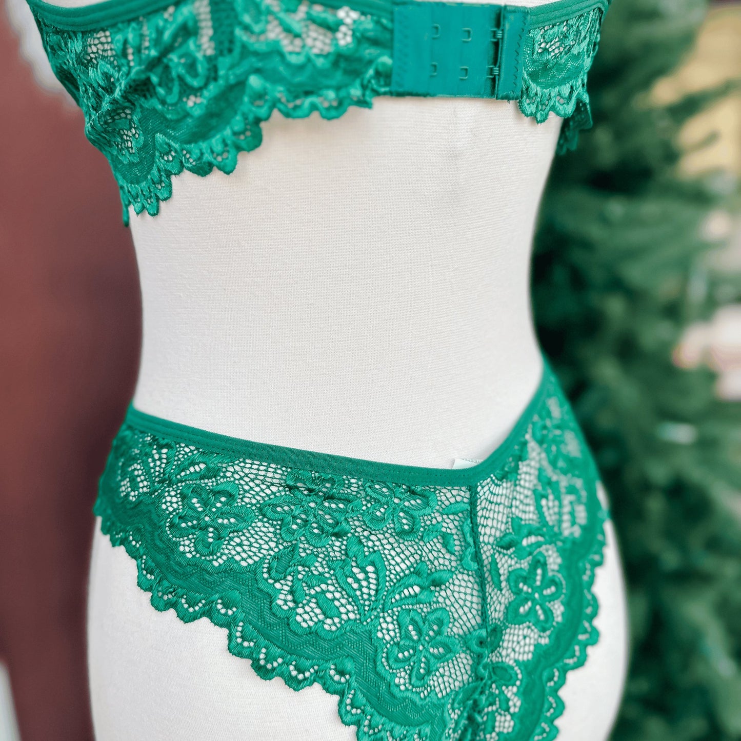 Emerald Green 2 Piece Set - EveryLoveIntimates