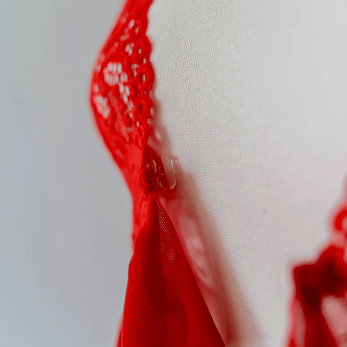 Clip-On Red Babydoll