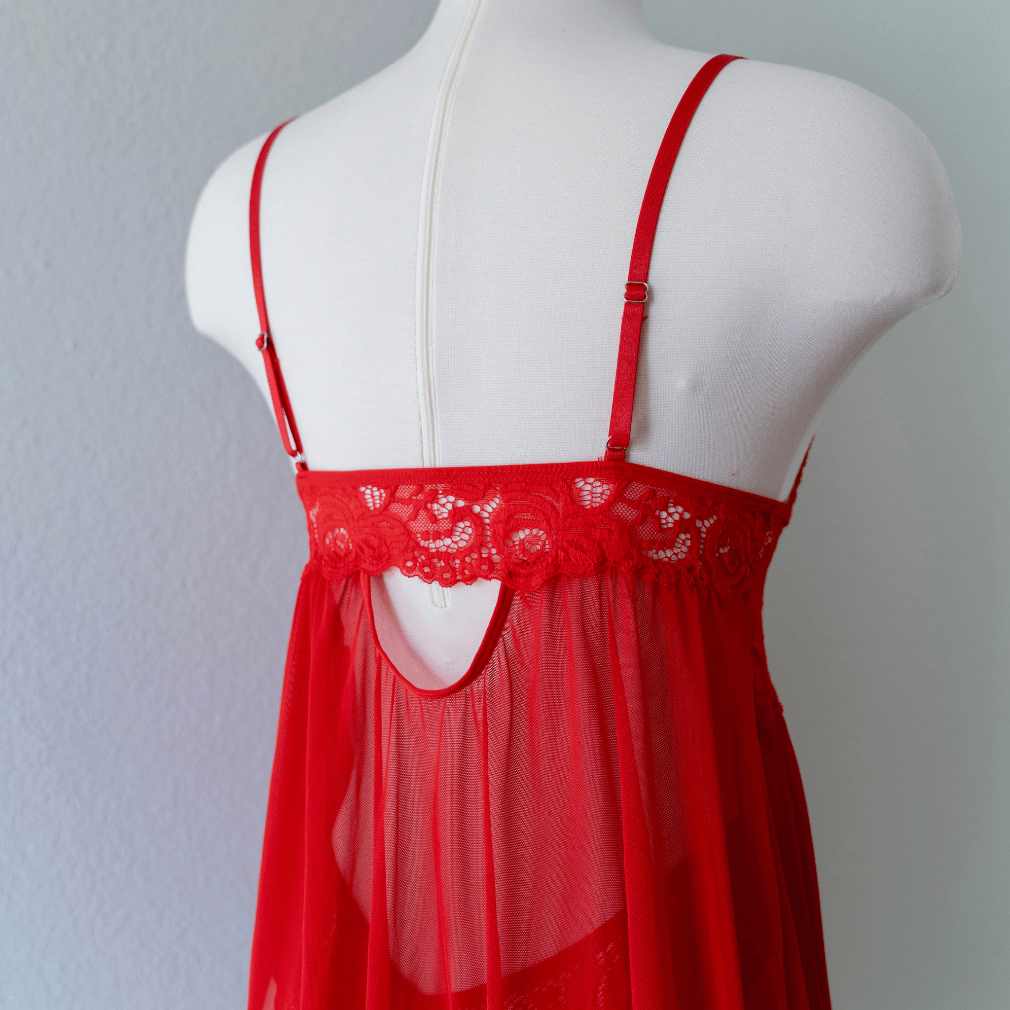 Clip-On Red Babydoll