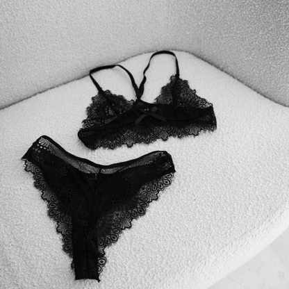Lacy Black 2 piece
