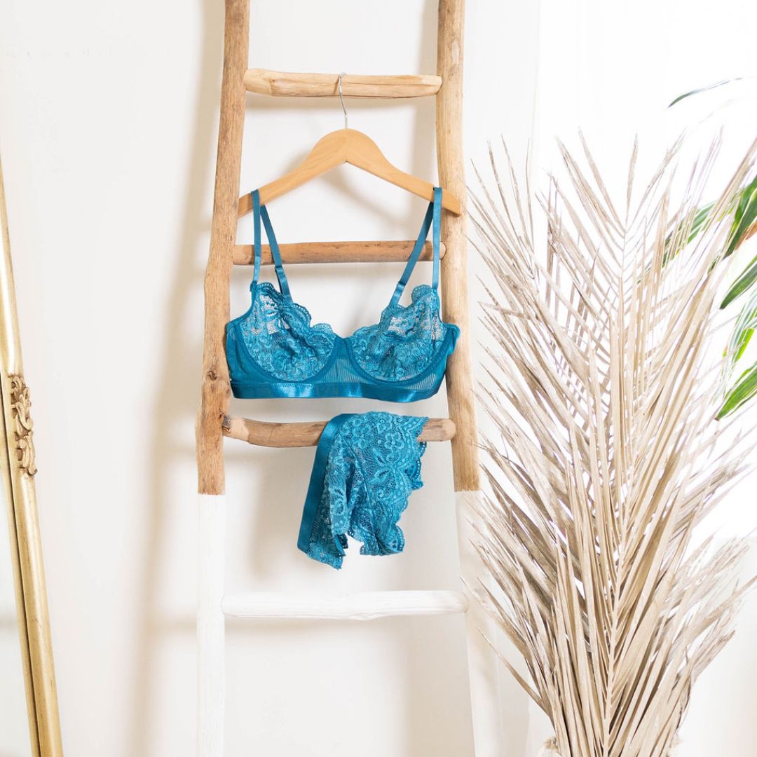 Aqua Blue Bra