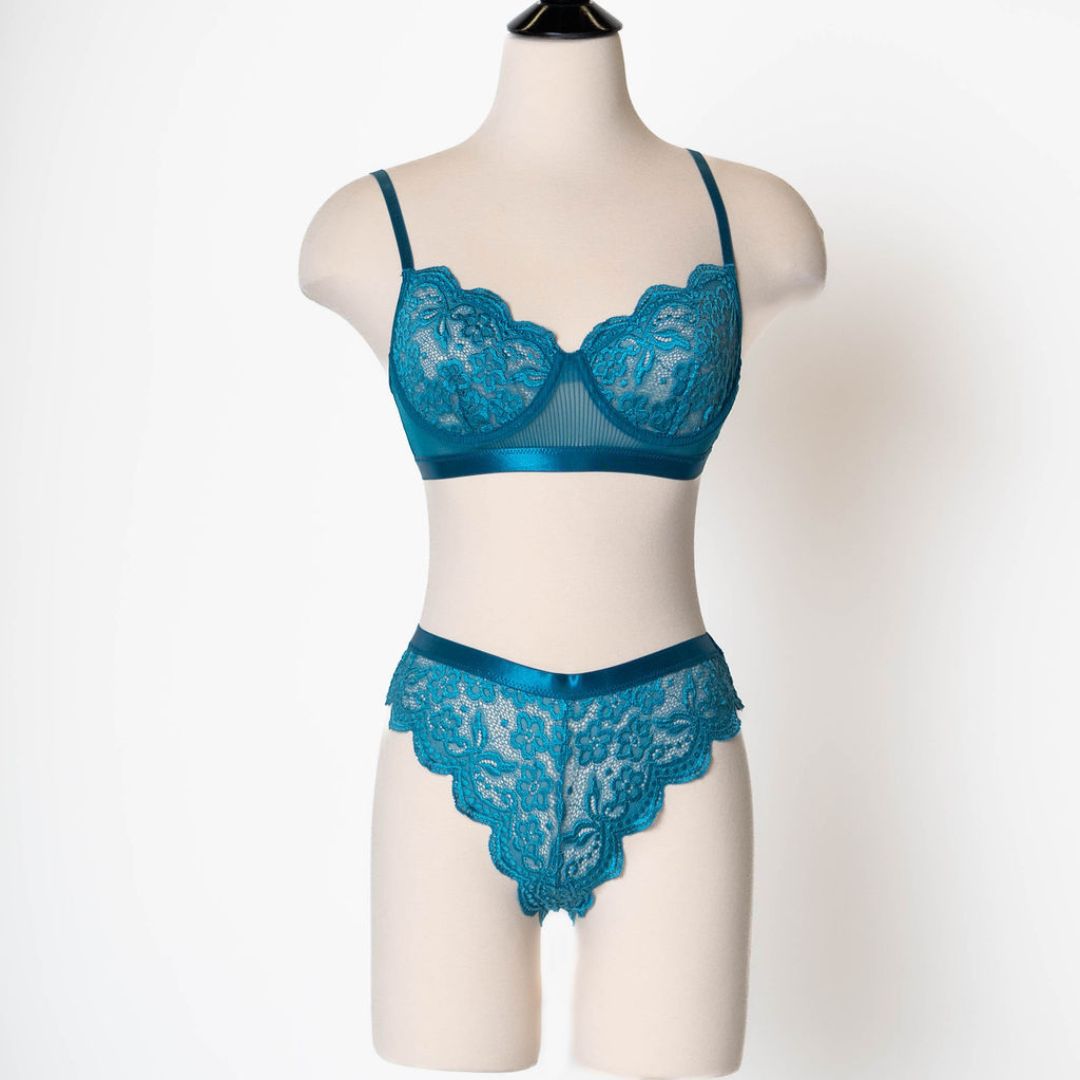 Aqua Blue Bra